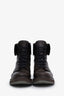 Brunello Cucinelli Brown Leather Combat Boot Size 39