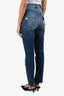 Mother Dark Blue Washed Denim Asymmetrical Waist 'Dazzler Shift' Jean Size 26
