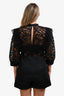 Self-Portrait Black Lace Short Playsuit Size 8
