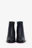 Christian Louboutin Black Leather Block Heel Adoxa 70 Ankle Boots Size 39