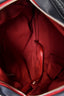 Chanel 2008/09 Cuir Perforé Bleu Marine/Rouge Sac Cabas Extensible Spirit Ligne Baseball