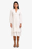 Ba&sh White 'Plum' Midi Dress Size 0