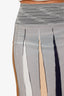 Sport Missoni Striped Pleated Maxi Skirt Size 42