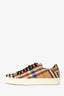 Burberry Beige Canvas Check Sneakers Size 36