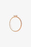 Cartier 18K Rose Gold Emerald-cut Diamond Paved Etincelle de Cartier Ring