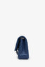 Pre-loved Chanel™ 2017 Blue Quilted Lambskin Classic Medium Double Flap Bag