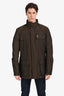 Lanvin Brown Nylon Synge Waist Windbreaker Size 52 Mens