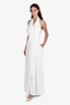 Source Unknown White Sleeveless Maxi Dress Size S