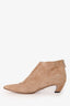Christian Dior Brown Suede Kitten Heel Boots Size 39