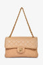 Pre-loved Chanel™ 1994 96 Beige Lambskin Classic Medium Double Face Flap
