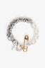 Vivienne Westwood Silver/Pearl 'Claude' Bracelet