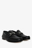 Gucci Black Moccasin Leather Horsebit Loafers Size 8 Mens