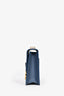 Christian Dior Blue Leather Logo 30 Montaigne Bag