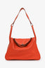Hermès 2013 Orange Leather Lindy 30 Bag
