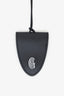 Goyard Black Leather Bag Clip Charm