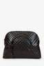 Saint Laurent Black Calfskin Quilted ES Giant Travel Bag With Strap
