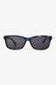 Gucci Navy Tortoise Acrylic Rectangle Sunglasses