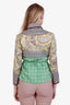 Etro Cream/Black/Brown Patterned Single Breasted Blazer Size S
