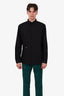 Christian Dior Black Cotton Button Up Shirt Size 42