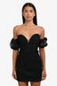For Love & Lemons Black Lace Mini Bustier Dress Size S