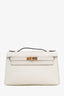 Hermès 2016 Nata Swift Gold Hardware Kelly Pochette Bag