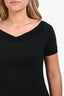 Prada Black Cotton V-Neck Short Sleeve T-Shirt Size L