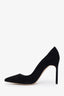 Manolo Blahnik Black Suede Pumps Size 37