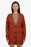 Soia & Kyo Brown Long Cardigan Size XS