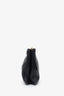 Prada Black Leather Double Zip 'Vitello Daino' Crossbody Bag with Strap
