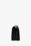 Pre-loved Chanel™ 2016-17 Black Embellished Tweed Medium Boy Bag
