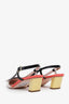 Roger Vivier Multicolour Patent Leather Belle Vivier 45 Slingback Pumps Size 37