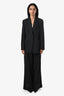 Ulla Johnson Black Lightweight Belted Wide-Leg Pants Size 6