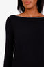 Gucci Black Layered Boat Neck Long Sleeve Shirt Size S