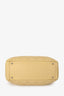 Pre-loved Chanel™ 1997 99 Light Yellow Caviar Interlocking CC Timeless Petit Shopper Tote Bag