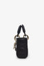 Christian Dior Black Lady D-Joy Micro Bag With Strap