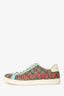 Gucci White/Sky Blue GG Supreme Ace Sneakers Size 38