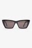 Saint Laurent Black Frame Mica 001 Cat Eye Sunglasses