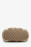 Gucci Beige GG Canvas Sukey Top Handle Bag with Strap