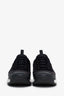 Pre-loved Chanel™ Black Suede Canvas Trim CC Logo Sneakers Size 36.5