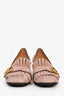 Gucci Pink Suede Leather GG Block Heels Size 38