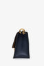 Fendi Navy Leather Small Kan U Shoulder Bag