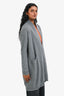 Vince Grey Cashmere Midi-Length Cardigan Size XS