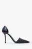 Alexander McQueen Black Patent Leather Harness Punk Pumps Size 40