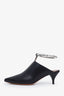 Alaïa Black Leather Convertible Mules Size 37
