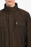 Lanvin Brown Nylon Synge Waist Windbreaker Size 52 Mens
