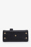 Saint Laurent Black Smooth Leather Nano Sac De Jour Top Handle with Strap