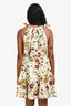 Ulla Johnson White Multicolour 'Brienne' Mini Dress Size 4