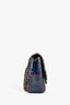 Pre-loved Chanel™ 2012 Spring Summer Limited Edition Patchwork Jumbo Single Flap Shoulder Bag SHW