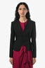 Roland Mouret Black Peplum Light Jacket Size 4