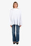 Nili Lotan Blue Denim High Rise Pocket Detail 'Francois' Jean Size 26